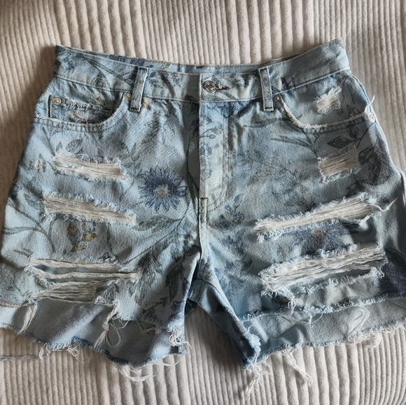 New Maggie Printed Shorts by Free People - Picture 2 of 7